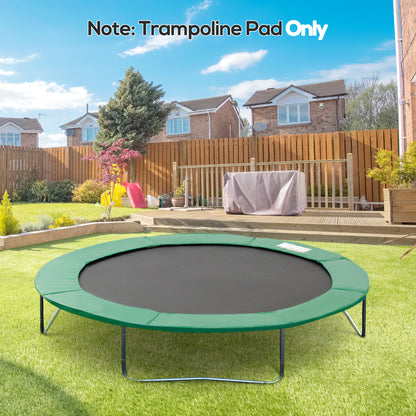 8FT Replacement Trampoline Pad, Thick Foam Safety Cover, Green