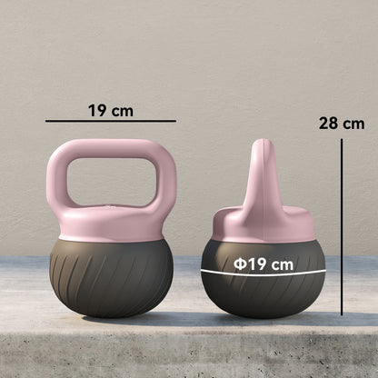 Soft Kettlebell, 12kg Kettle Bell with Anti-Slip Grip for Home Gym
