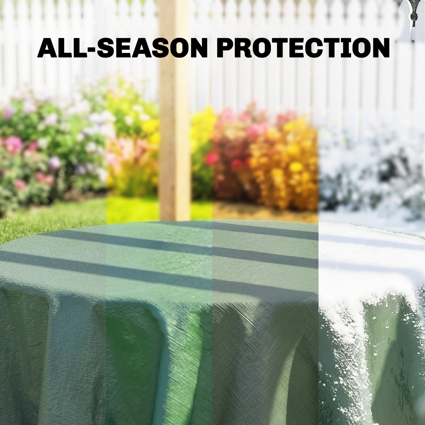 3 x 4m Waterproof Tarpaulin, 90GSM Tear-Resistant PE Tarp