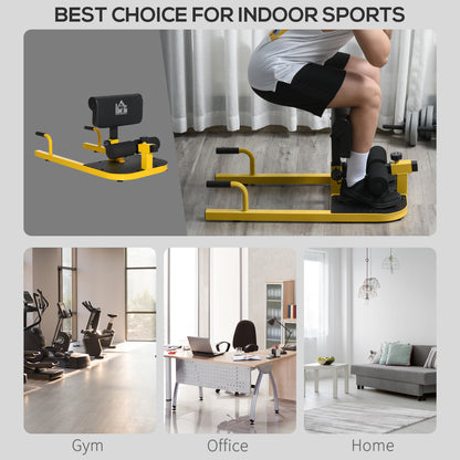 3 IN 1 Squat Machine Sit Up Push Up Gym Work Out Leg Exercise Adjustable