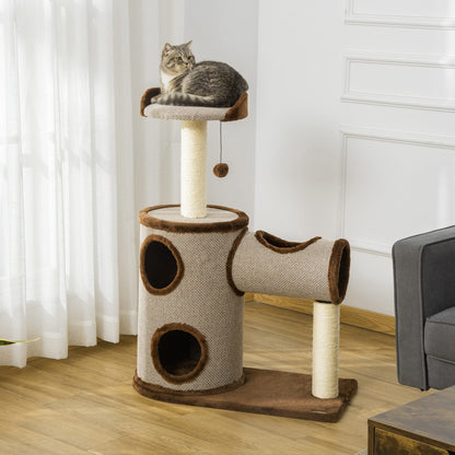 Cat Tree Tower Activity Centre w/ Cat House, Bed, Sisal Post, Hanging Toy