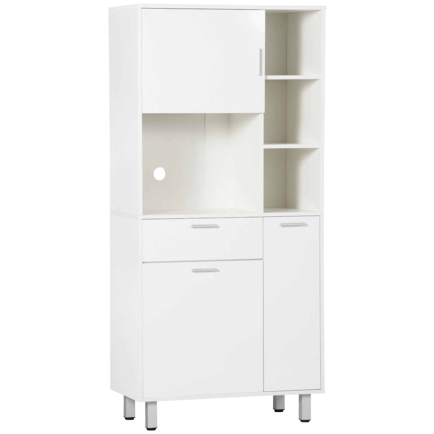 Freestanding Kitchen Storage Unit Cupboard Cabinets Drawers  Shelf