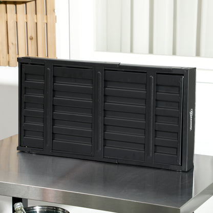 Portable Charcoal Grill with Pull-Out Charcoal Basin