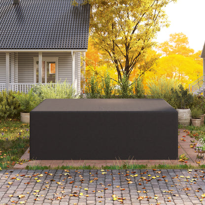 275x205cm Outdoor Furniture Protective Cover Black
