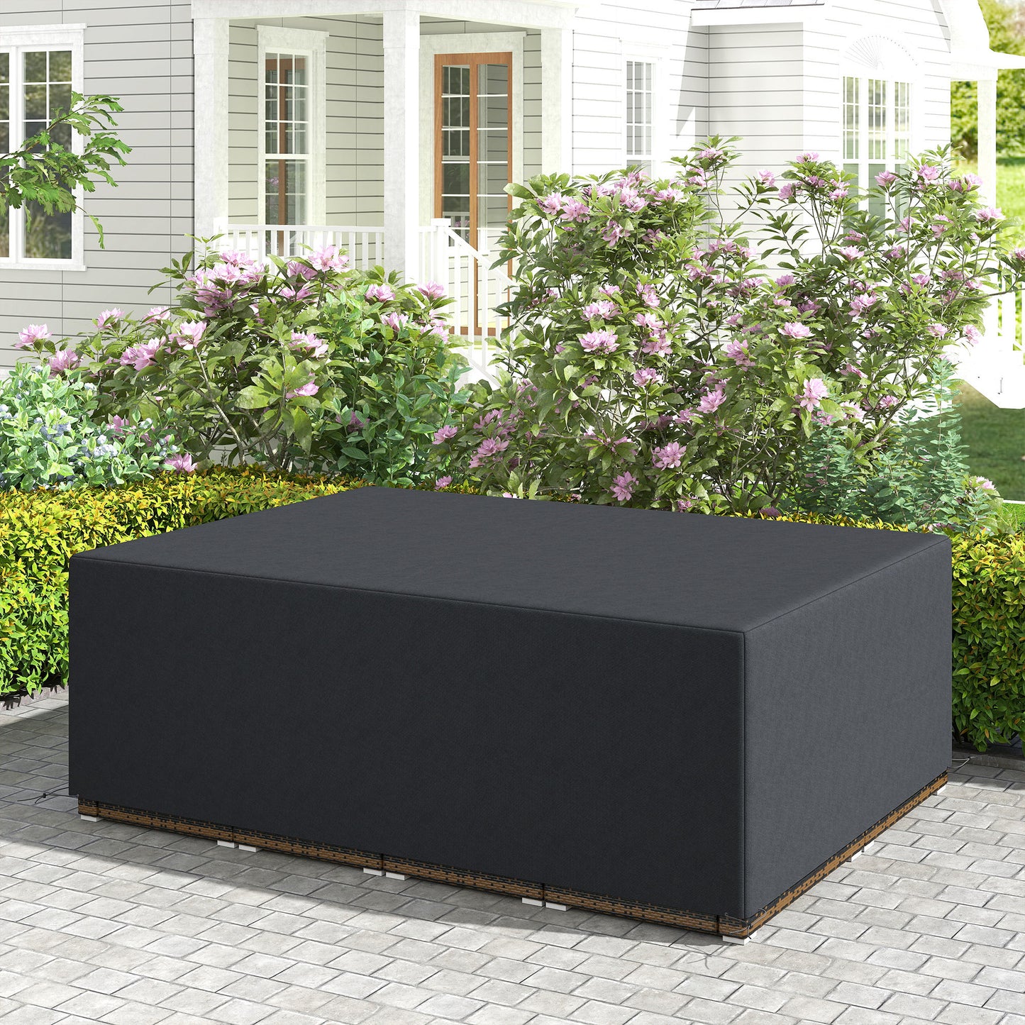 275x205cm Outdoor Furniture Protective Cover Black