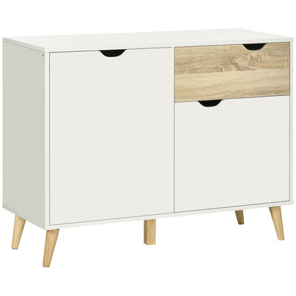 Free Standing Sideboard Storage Cabinet, Accent Cupboard with Drawer
