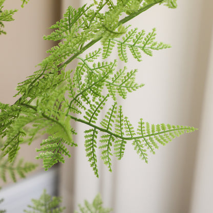 Decorative Artificial Plants Asparagus Fern Tree in Pot Fake Plants for Home Indoor Outdoor Decor, 155cm