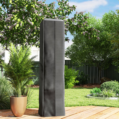 Heavy Duty Gas Pyramid Outdoor Patio Heater Cover, Black