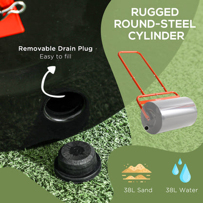 Combination Push w/ 38L Sand or Water Garden Red