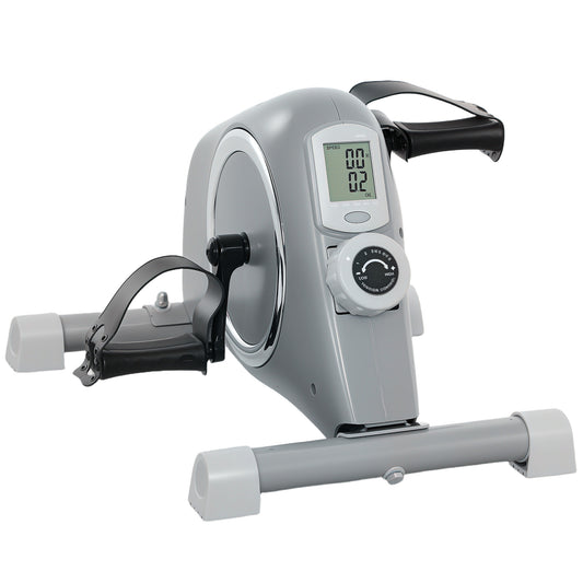 Pedal Exerciser with 8-Level Magnetic Resistance, Grey