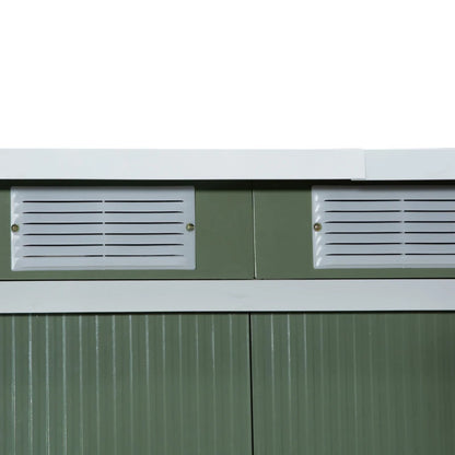 9x4ft Garden Storage Shed Green
