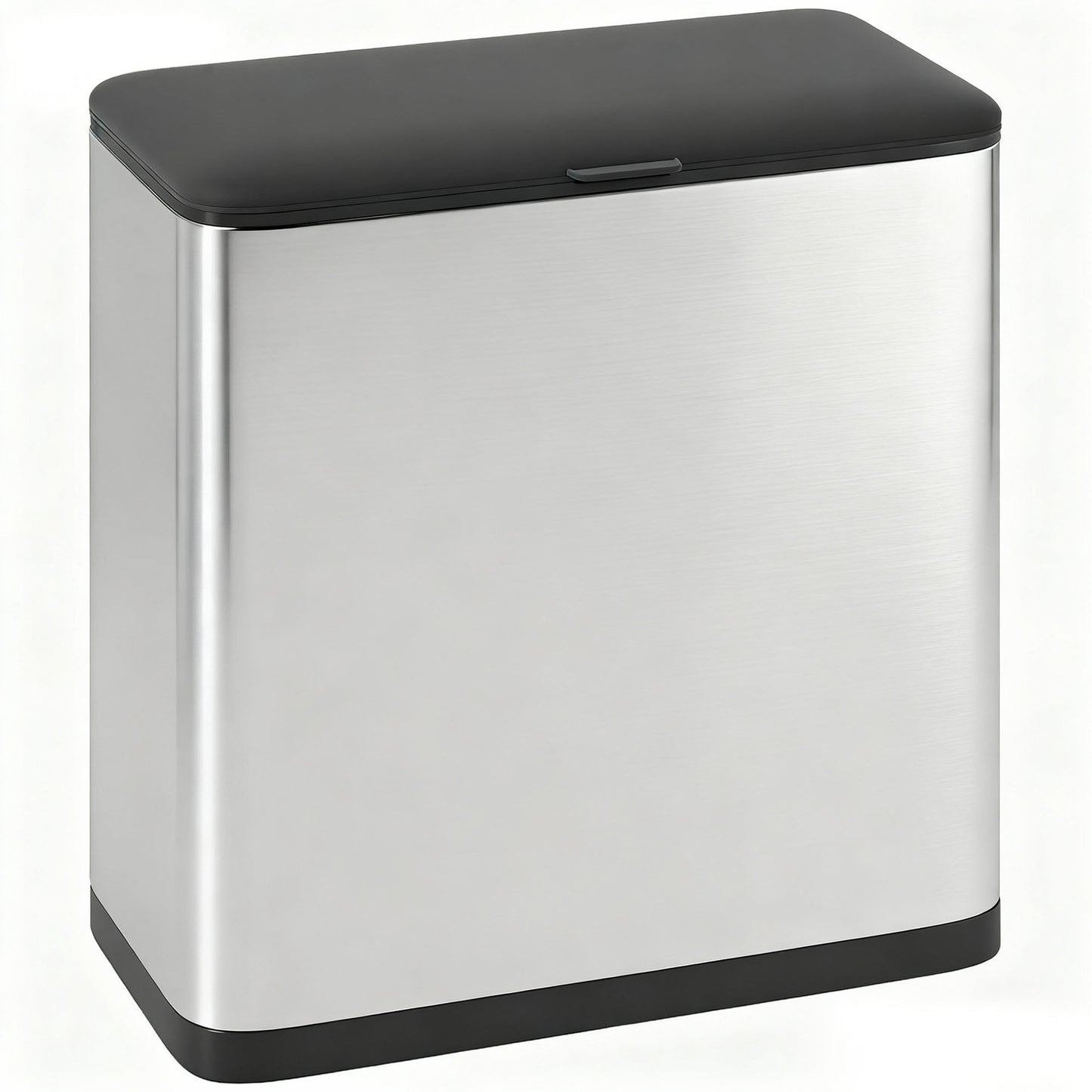 8L Hanging Kitchen Bin, Rubbish bin w/ Stay-Open Lid for Under Sink