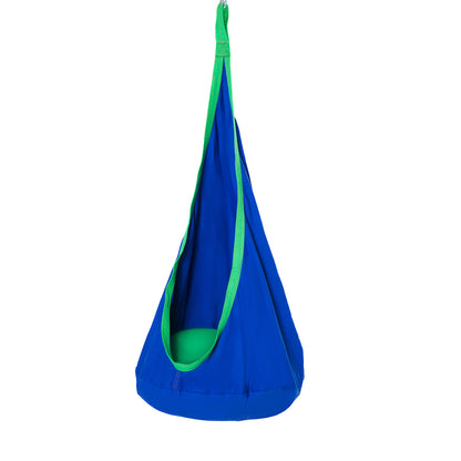 Swing Seat Hammock, φ70 x 150H cm-Blue