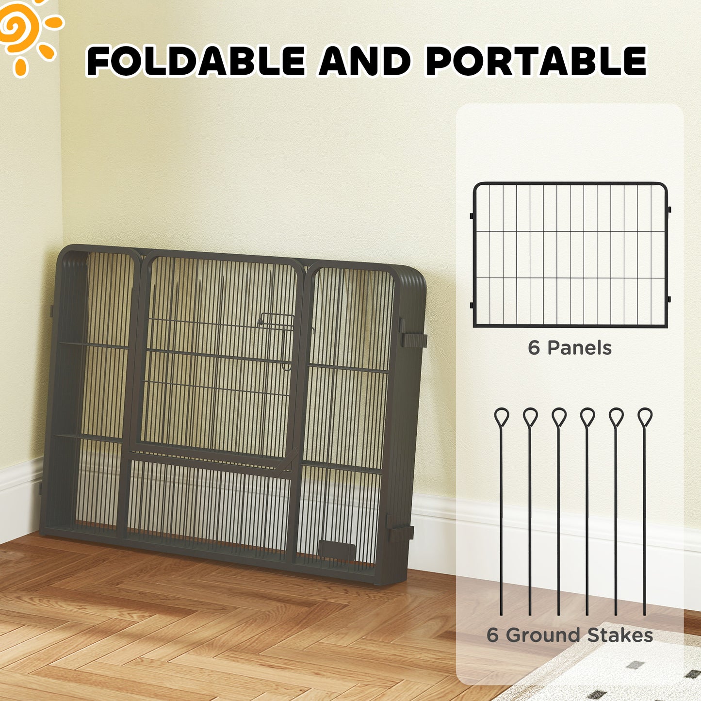 Easy Folding Pet Stroller for Large Dogs, Dark Green