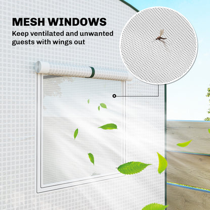 Mini Greenhouse, Portable Indoor Outdoor Green House with PE Cover