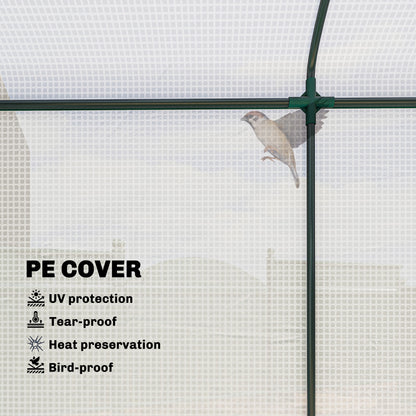 Mini Greenhouse, Portable Indoor Outdoor Green House with PE Cover