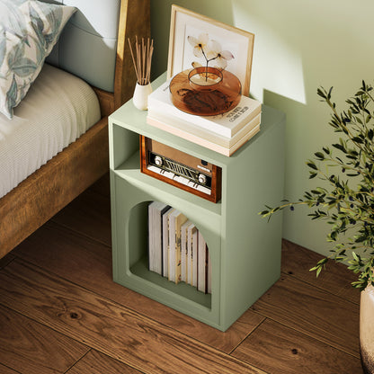 Bedside Table, Modern Bedside Cabinet for Bedroom, Light Green