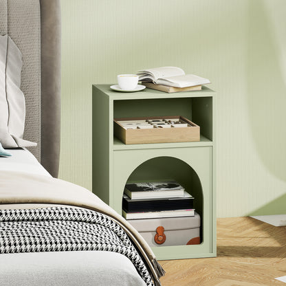 Bedside Table, Modern Bedside Cabinet for Bedroom, Light Green