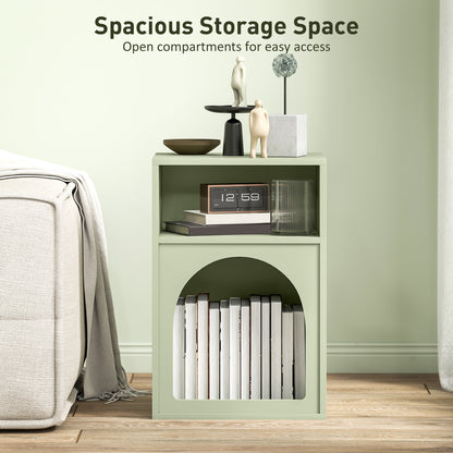 Bedside Table, Modern Bedside Cabinet for Bedroom, Light Green
