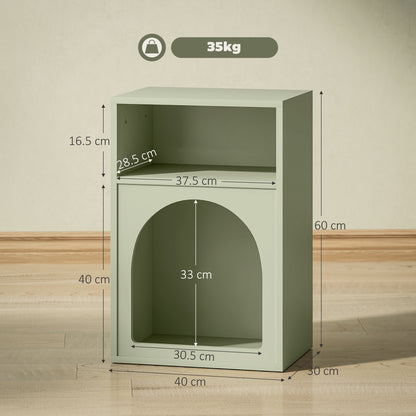 Bedside Table, Modern Bedside Cabinet for Bedroom, Light Green