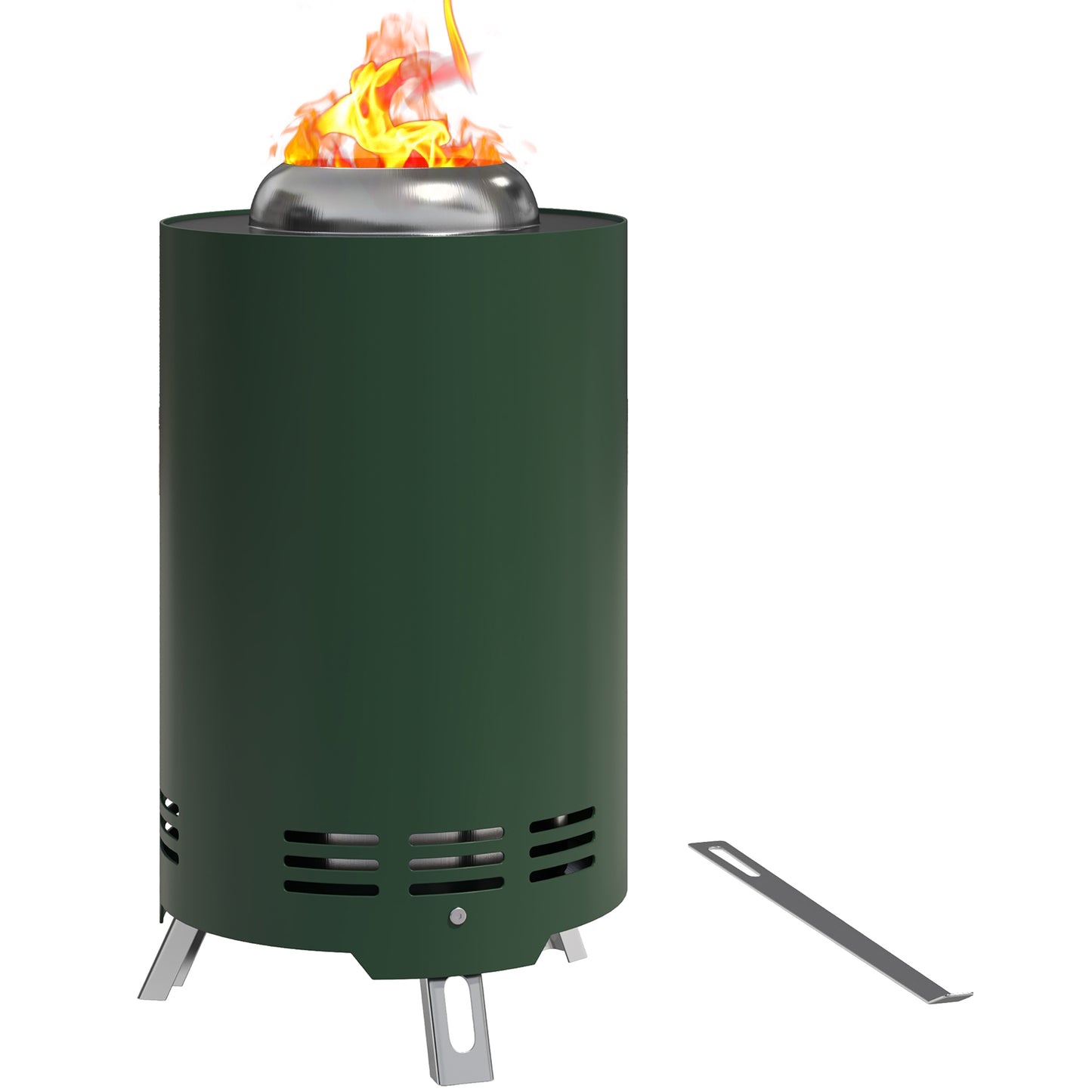 Stainless Steel Smokeless Wood Burning Firepit Garden Fire Pit