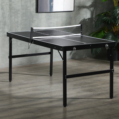 5ft Mini Table Tennis Table, Folding Ping Pong Table