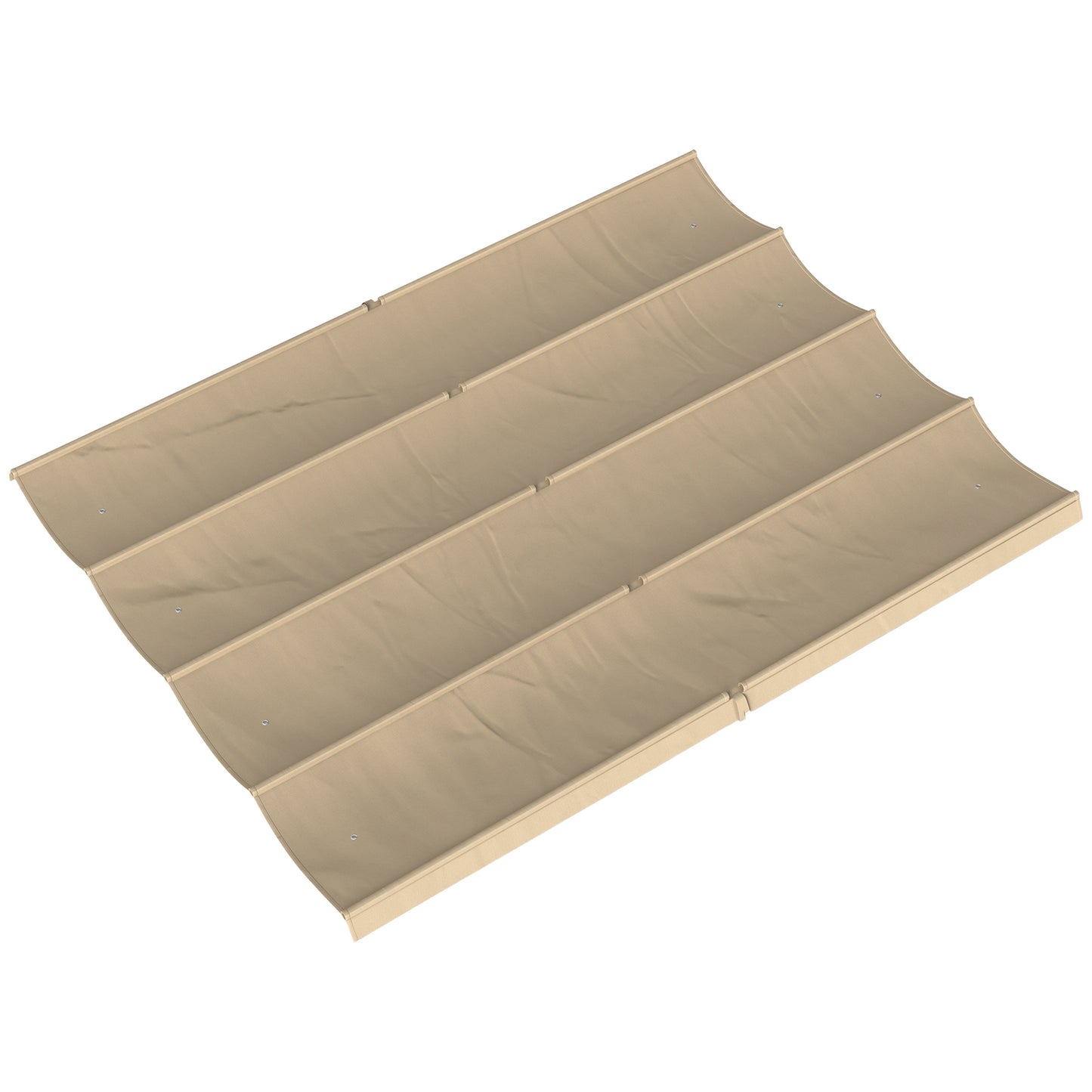 Retractable Pergola Canopy Only for 4 x 3 m Pergola, Khaki