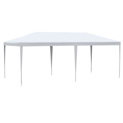 6m x 3m Garden Gazebo Marquee Canopy Party Tent Canopy Patio White