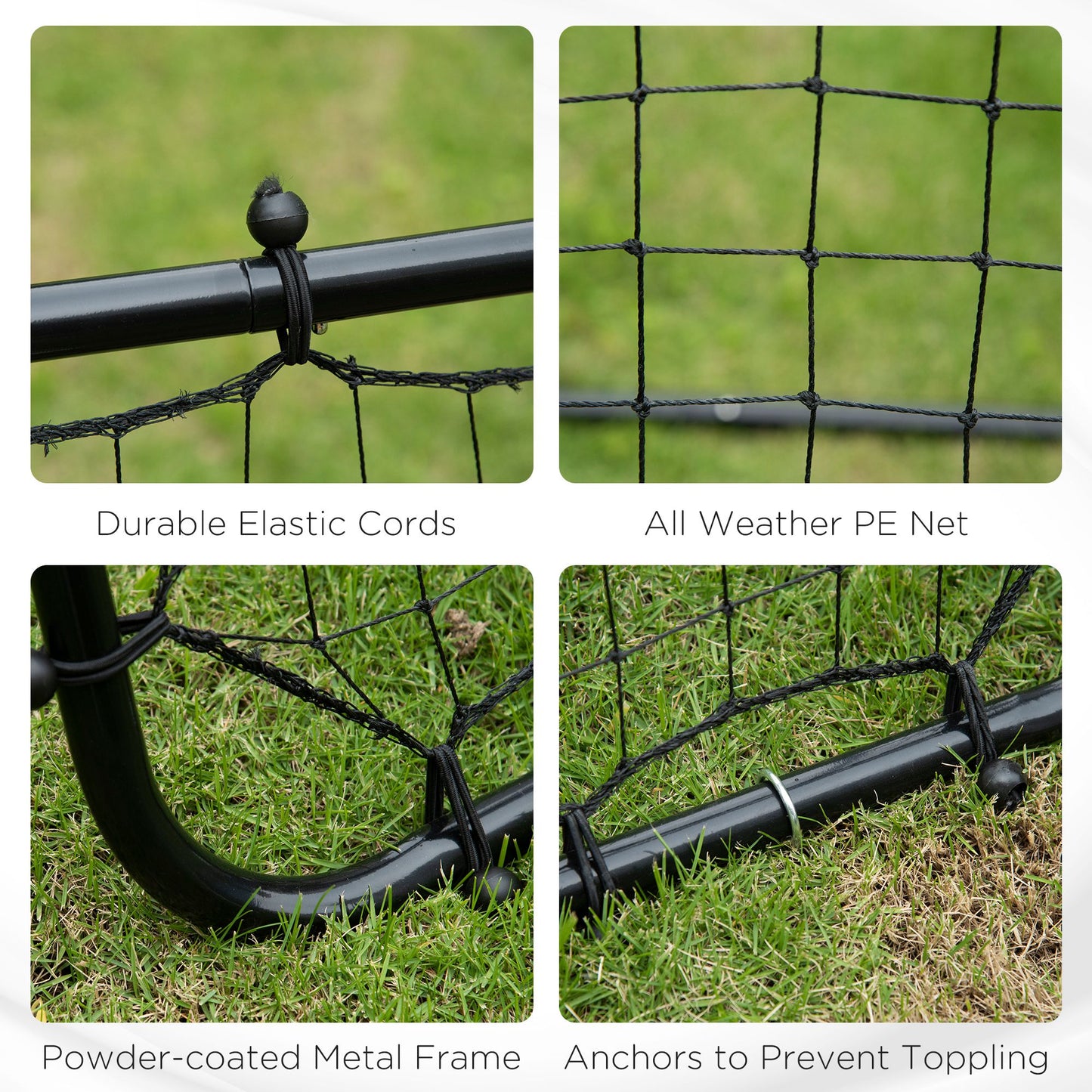 Rebounder Net Goal for Kids, Adults, Baseball, Football Training