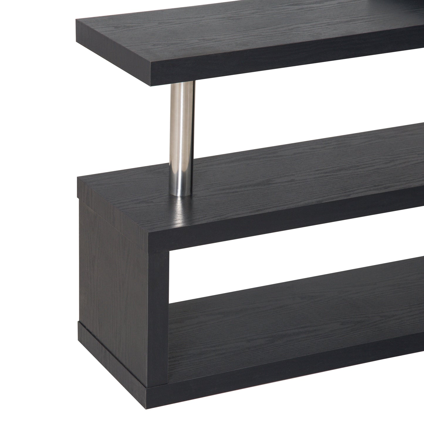 Modern Corner 360° Rotating L-Shaped Computer Desk Writing Table