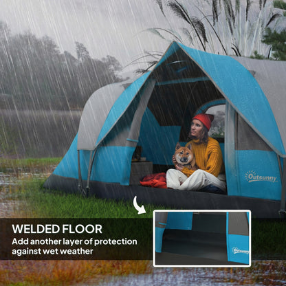 5-6 Man Camping Tent, Water Resistant Hiking Shelter