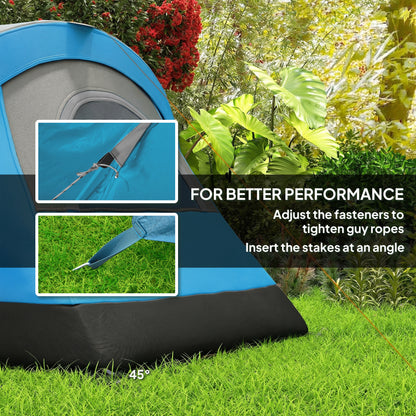 5-6 Man Camping Tent, Water Resistant Hiking Shelter