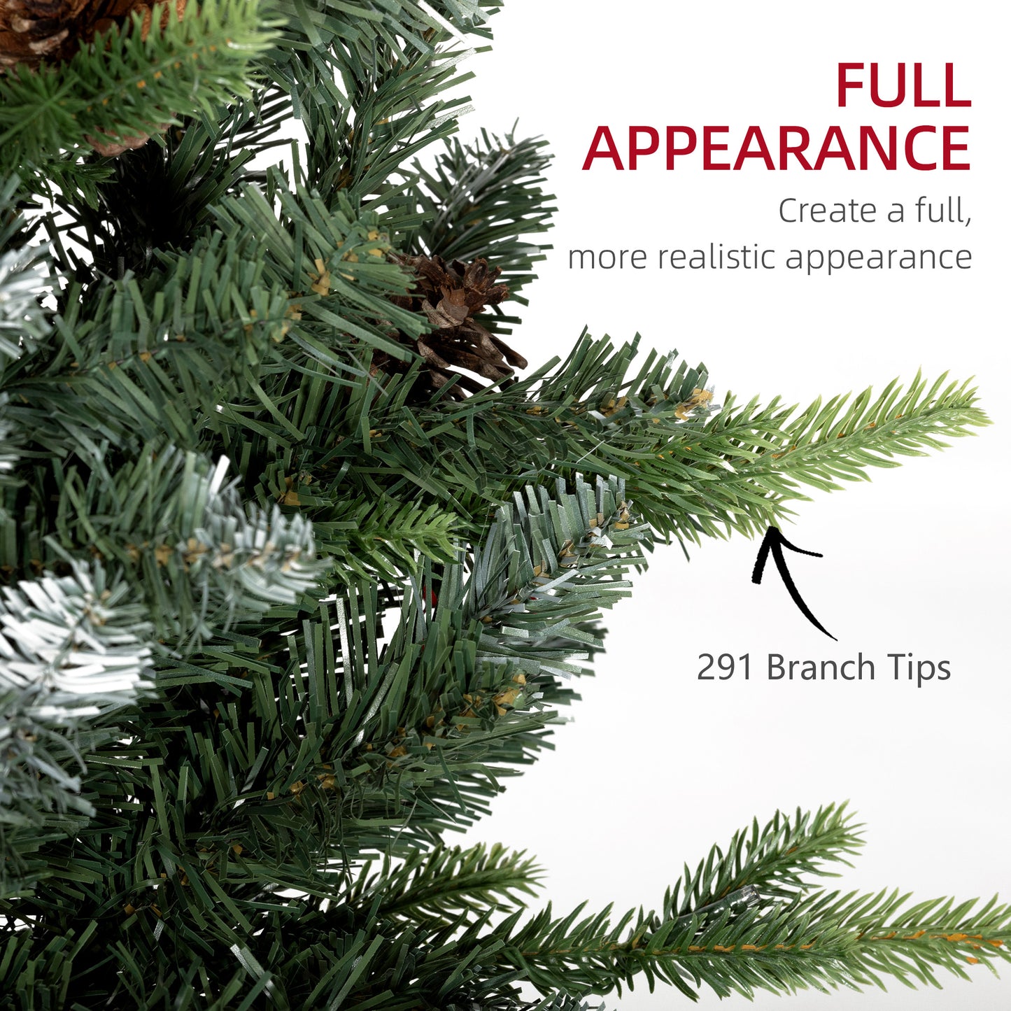 2 Pieces 3' Prelit Artificial Tabletop Christmas Trees, LED Display