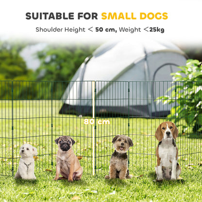 8 Panel Pet Pen, Dog Playpen for Puppies, 80 cm Height