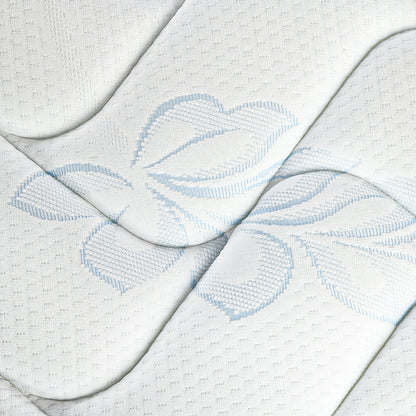 King Mattress, Pocket Sprung Mattress in a Box with Breathable Foam and Individually Wrapped Spring, 200cmx150cmx22.5cm, White