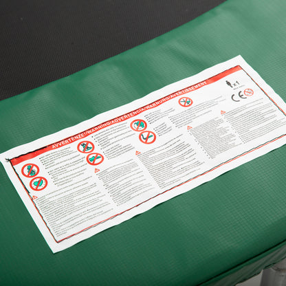 8FT Replacement Trampoline Pad, Thick Foam Safety Cover, Green