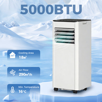 Portable Air Conditioner 5000 BTU, 4-in-1 Air Conditioning Unit
