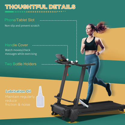 2.5HP Motorise Treadmill Machine MP3 & USB Player w/ 5 Preset Programs