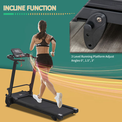 2.5HP Motorise Treadmill Machine MP3 & USB Player w/ 5 Preset Programs