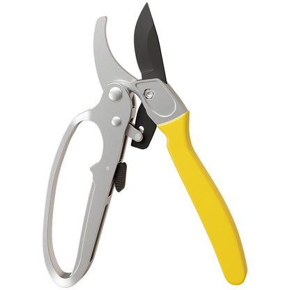 8" Garden Secateurs, Pruning Shears Heavy Duty with Safety Lock