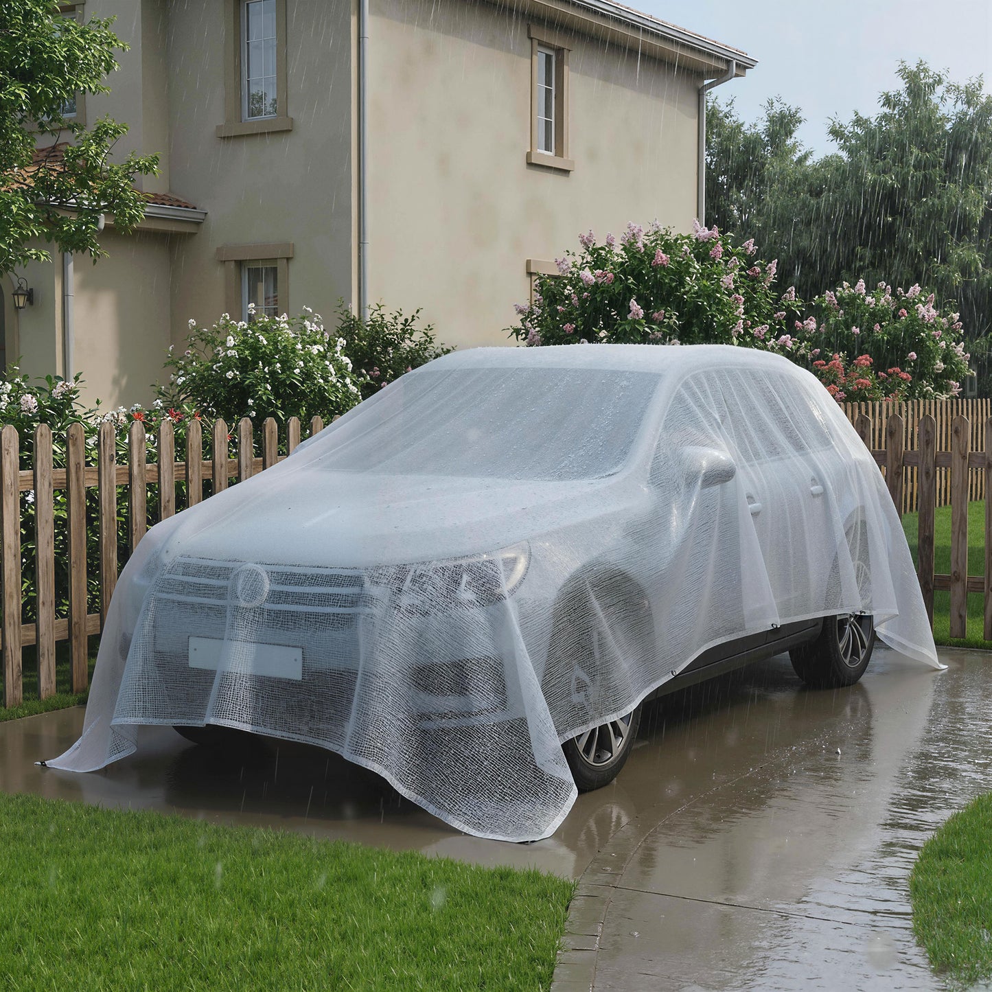 4 x 6m Waterproof Tarpaulin, 140GSM Tear-Resistant PE Tarp