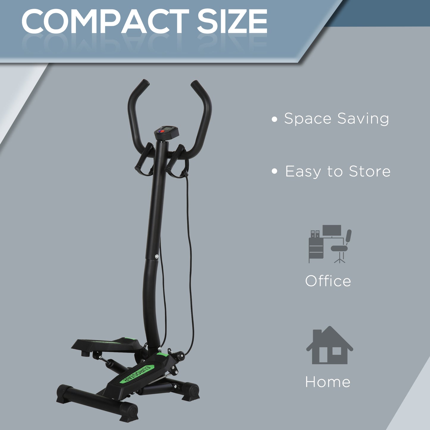 Stepper Step Machine w/ Resistance Bands Fitness Exercise Workout