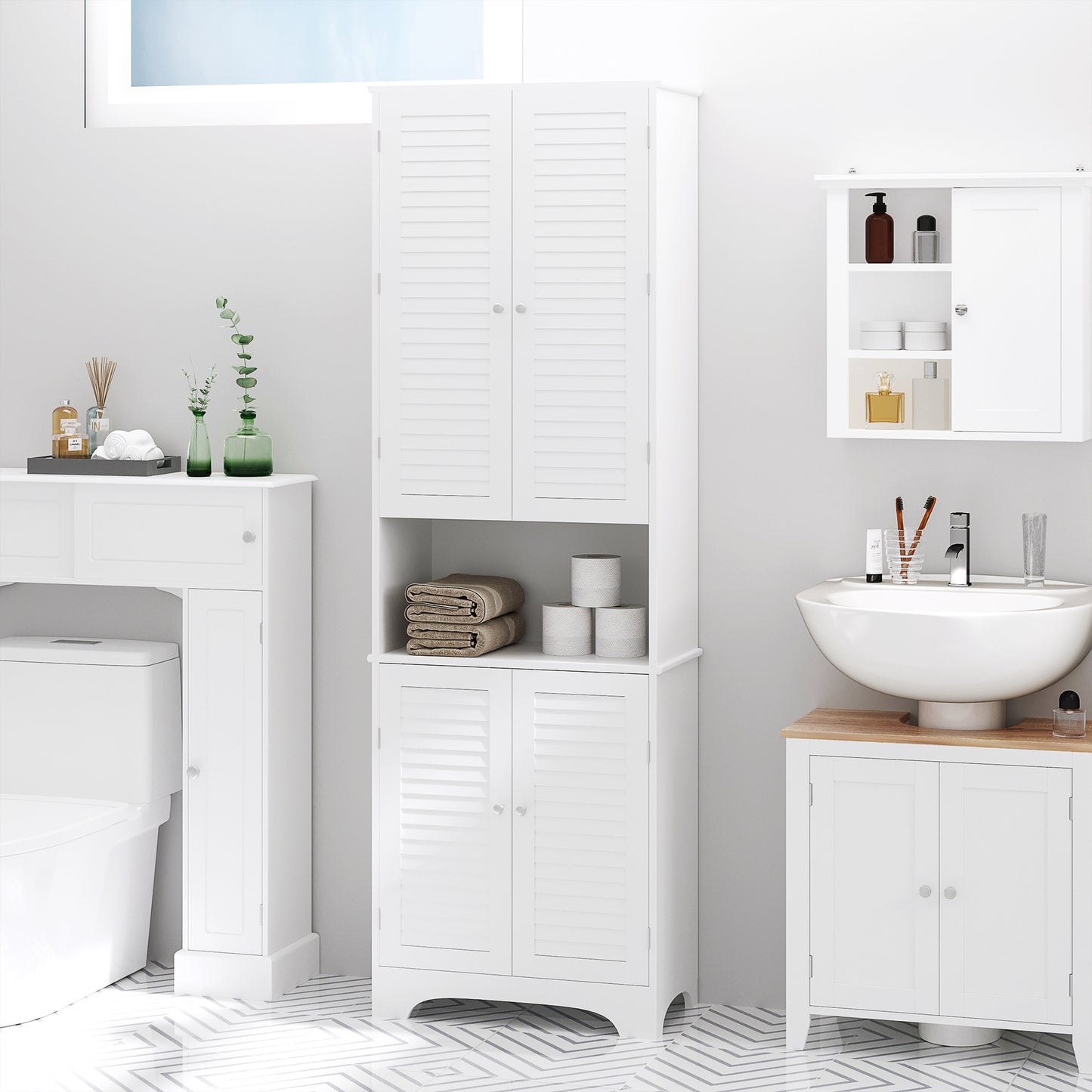 Bathroom Floor Cabinet