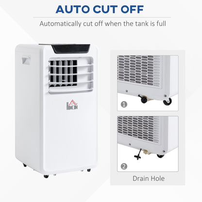 10000 BTU Mobile Portable Air Conditioner Room Ac Unit w/ RC, White
