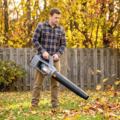 36V Leaf Blower Cordless with 2 x 4000mAh Batteries & Charger