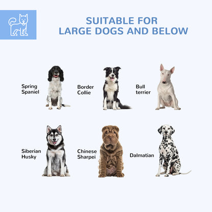 Outdoor Dog Kennel w/ Water-Resistant UV-Resistant Roof 2.1 x 1.85 x 1.5m