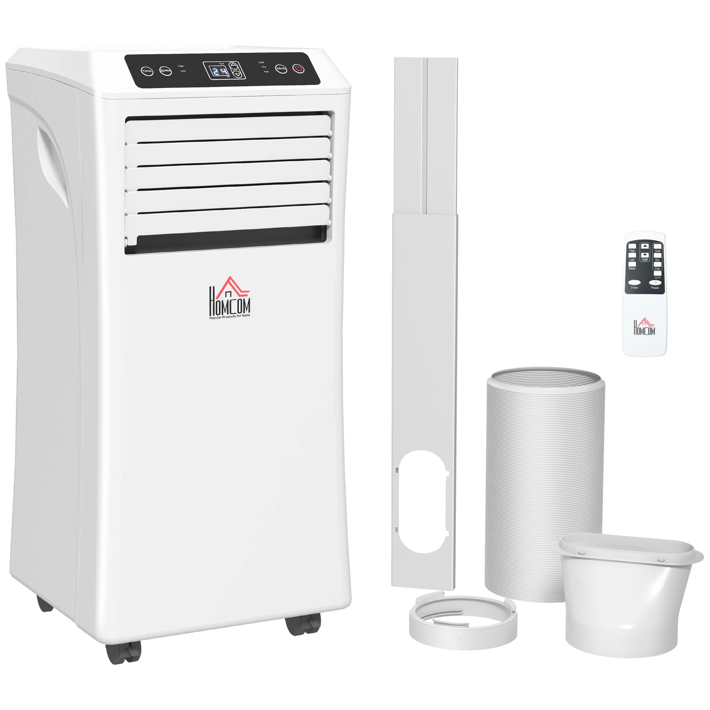 Mobile Air Conditioner W/ RC Cooling Sleeping Mode Portable White 1003W
