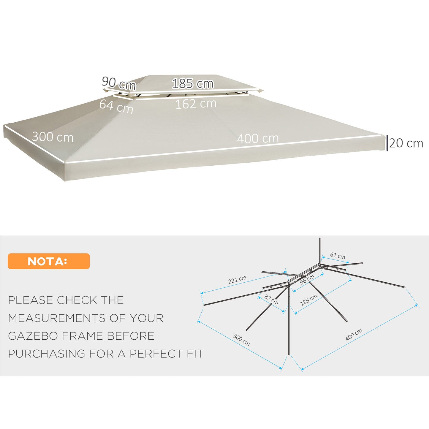 Replacement Canopy Top