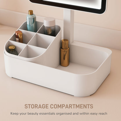 Makeup Mirror, Light Up Mirror with Touch Screen, 2 Lighting Modes