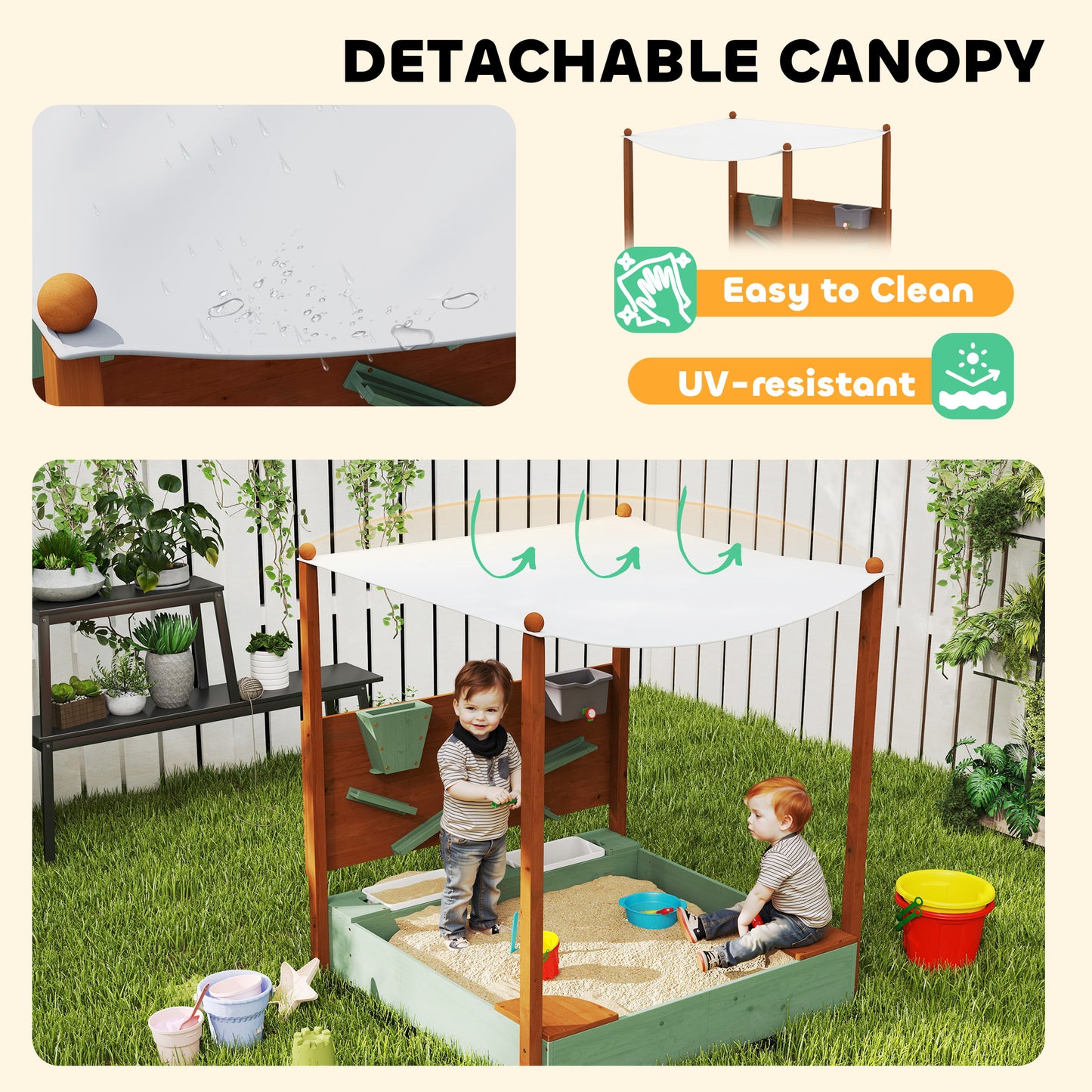 Kids Sofa Slide, Toddler Slide with 130cm Extended Length, Green